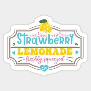 Strawberry Lemonade Sticker